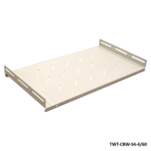 Reinforced shelf for wall enclosures